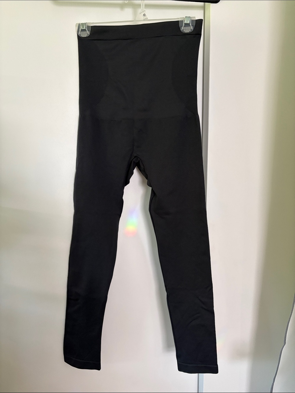 NWT Shapermint size Large Black High-Waisted Shaping Leggings